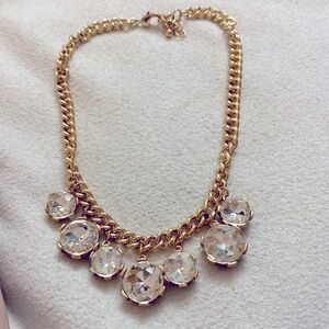 LYDIA CRYSTAL BALL DROP NECKLACE